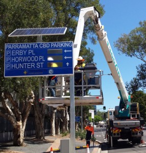 Parramatta Car Parking Sign and System