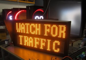 Truck Traffic Management Sign - Variable Message Sign / LED Sign
