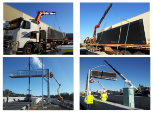 The Gateway WA project - gantry VMS signs