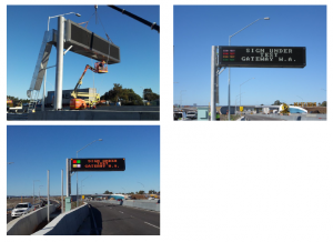 The Gateway WA project - gantry VMS signs