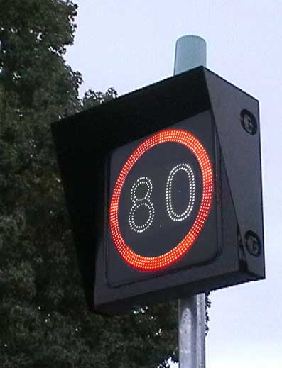 Electronic Speed Limit Signs<br/>(Freeway Type)