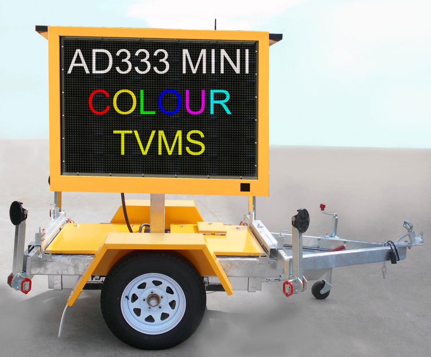 Mini Full Color Transportable LED<br/> Signs /  VMS Trailers