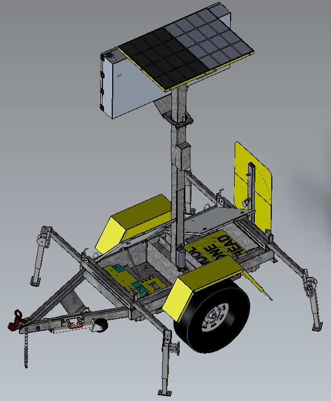 Transportable Radar Speed<br/> Displays-SAM Trailer