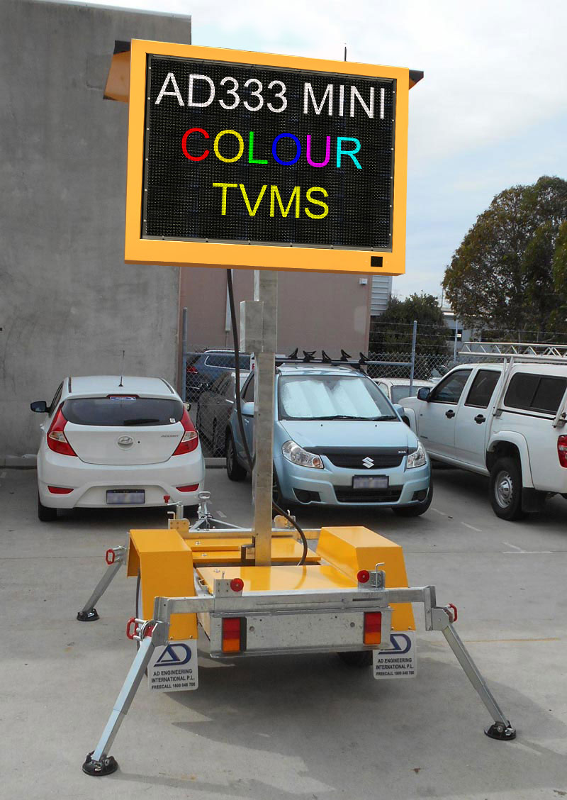 Mini Full Color Transportable LED<br/> Signs /  VMS Trailers